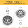 Clutch Inner Hub Outer Plate for Suzuki RM250 (1996–2006) 21410-37810 21462-37E03