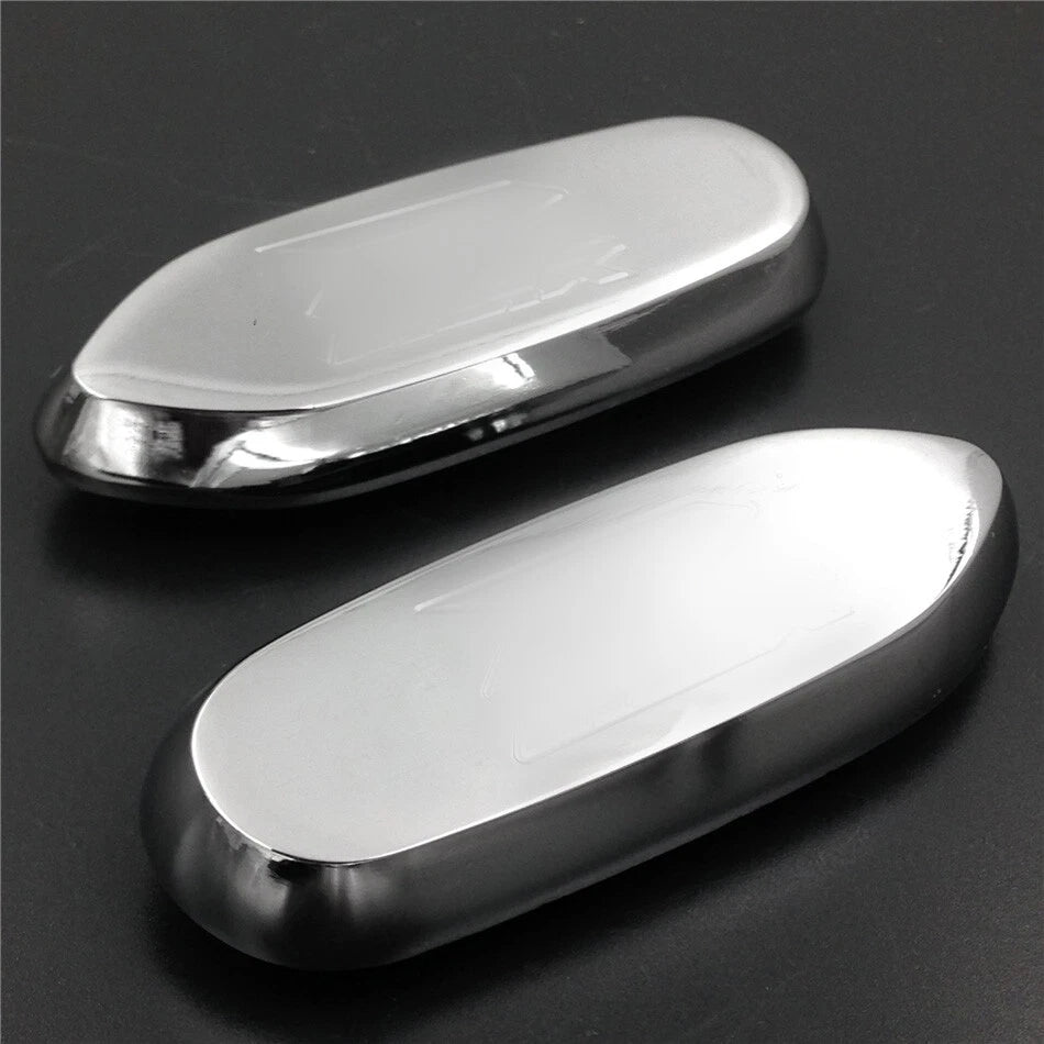 Mirror Block Off Base Plates for Suzuki GSX-R 600 750 1000 (2006–2008) Chrome