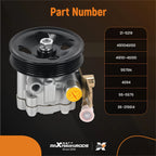 Power Steering Pump w/Pulley for Nissan Frontier Xterra 3.3L (1999–2004) 21-5219