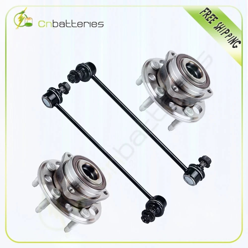 4PC Wheel Hub & Bearing Sway Bar Links Kit for GMC Terrain (2010–2013)