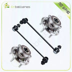4PC Wheel Hub & Bearing Sway Bar Links Kit for GMC Terrain (2010–2013)
