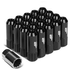 Set of 16 J2 7075 Forged Aluminum M12x1.25 Open-End Lug Nuts for