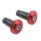 CNC 7/8" Handle Bar End Weights for Dirt Bike (Red)