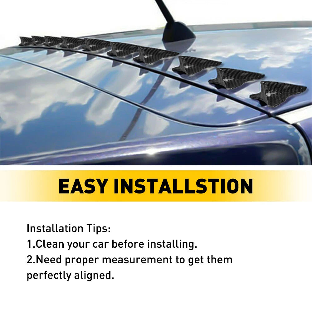 10X Shark Fin Spoilers for Universal Cars