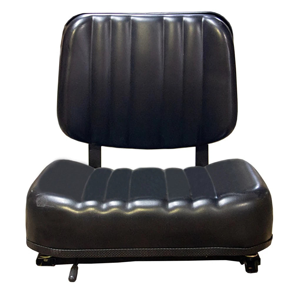 Black Seat for Excavator Forklift Skid Loader Backhoe Dozer Telehandler