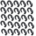 Set of 25 Adjustable Rubber Shock Cord Hooks for Boat Tarp Cover