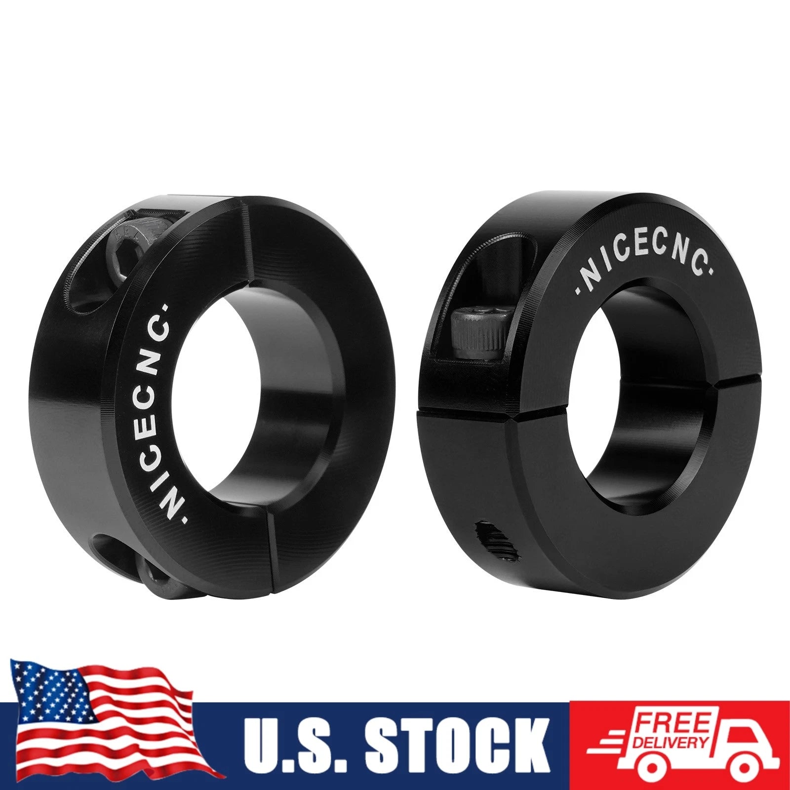 2X Rear Sway Bar Clamping Collars Aluminum for Can-Am Maverick X3 R (2017–2023)
