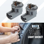 2X Tail Light Bulb Socket Holder 81275-12501 for Toyota RAV4 (2013–2016)