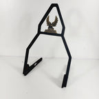 Sissy Bar Backrest for Harley Davidson (Custom Made, Black Wrinkle)