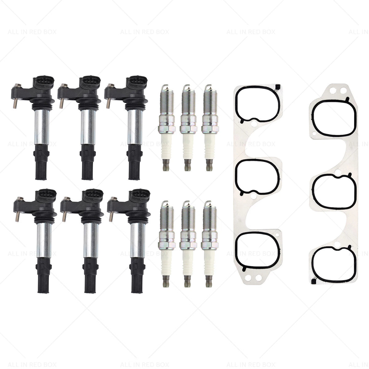 6X Coil Pack Plugs Gasket for Holden Calais Commodore Rodeo Statesman