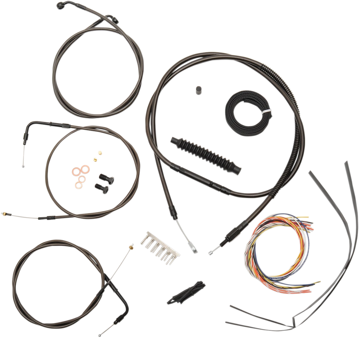 Complete Braided Cable Kit for Harley Davidson (2014–2022)