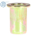 100 Pcs M6 Metric Flat Head Rivet Nut Inserts for Various Models