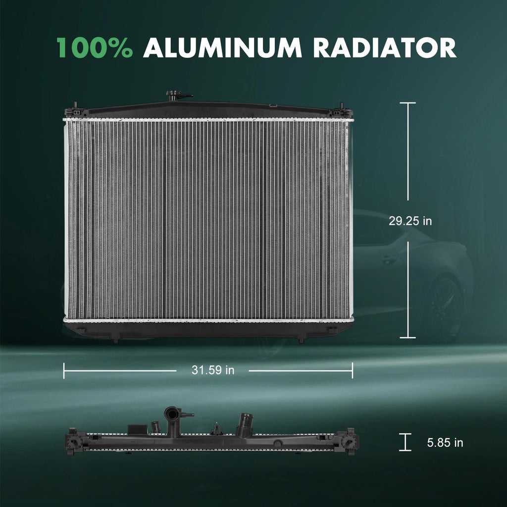 Aluminum Radiator for Toyota Highlander (2017–2019)
