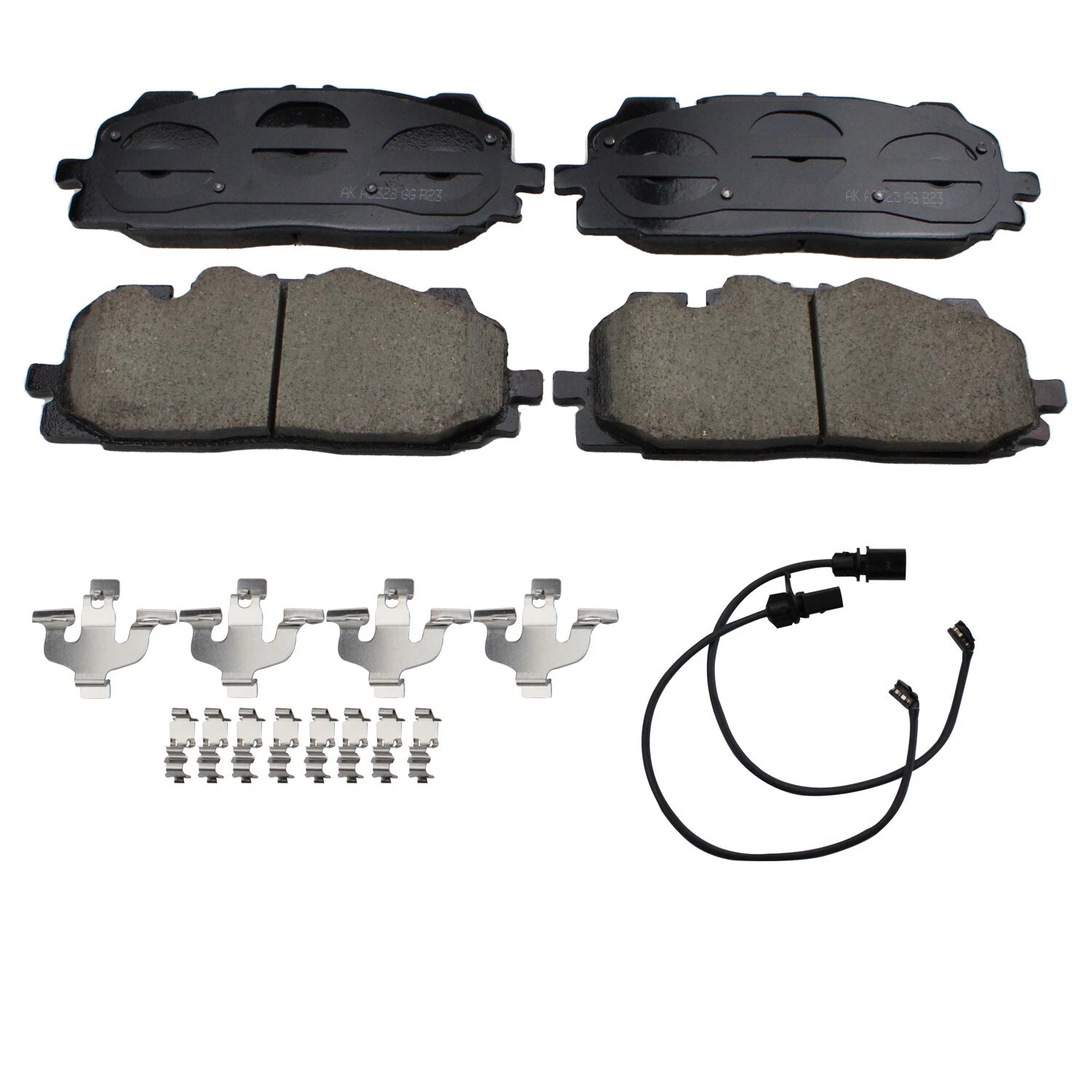 Akebono Euro Front Ceramic Brake Pads for Audi A6 A7 A8 Q5 Q7 Q8 RS5 S4 (2012–2023)