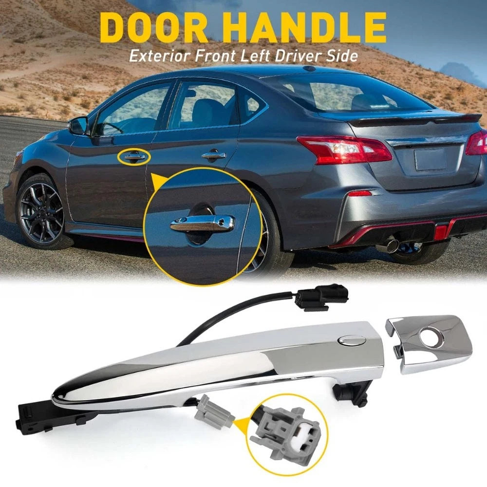 AUXITO Left Exterior Front Door Handle for Murano (2009–2014) Chrome 806451AA0A