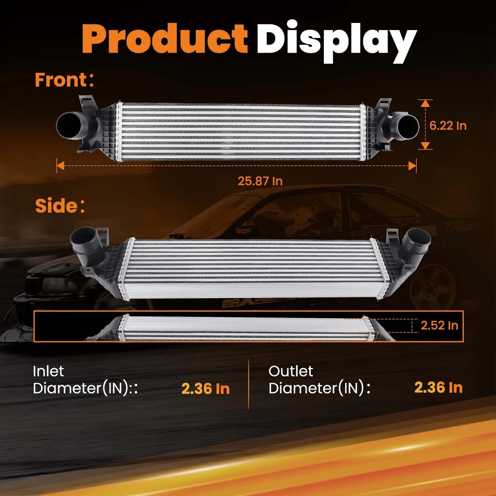 Intercooler for Ford Escape (2017-2019) Lincoln MKC (2015-2019)