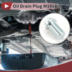 Set of 1 Oil Drain Plug for Mercedes-Benz Sprinter 2500 3500 (2010–2021) No. 1119970330