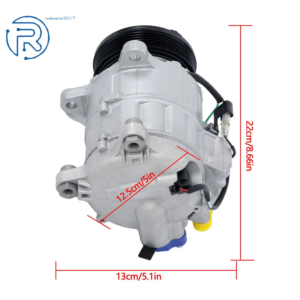 A/C Compressor w/ Clutch for BMW 228i 328i 428i 528i L4 2.0L (2012–2016) 197364