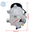 A/C Compressor w/ Clutch for BMW 228i 328i 428i 528i L4 2.0L (2012–2016) 197364