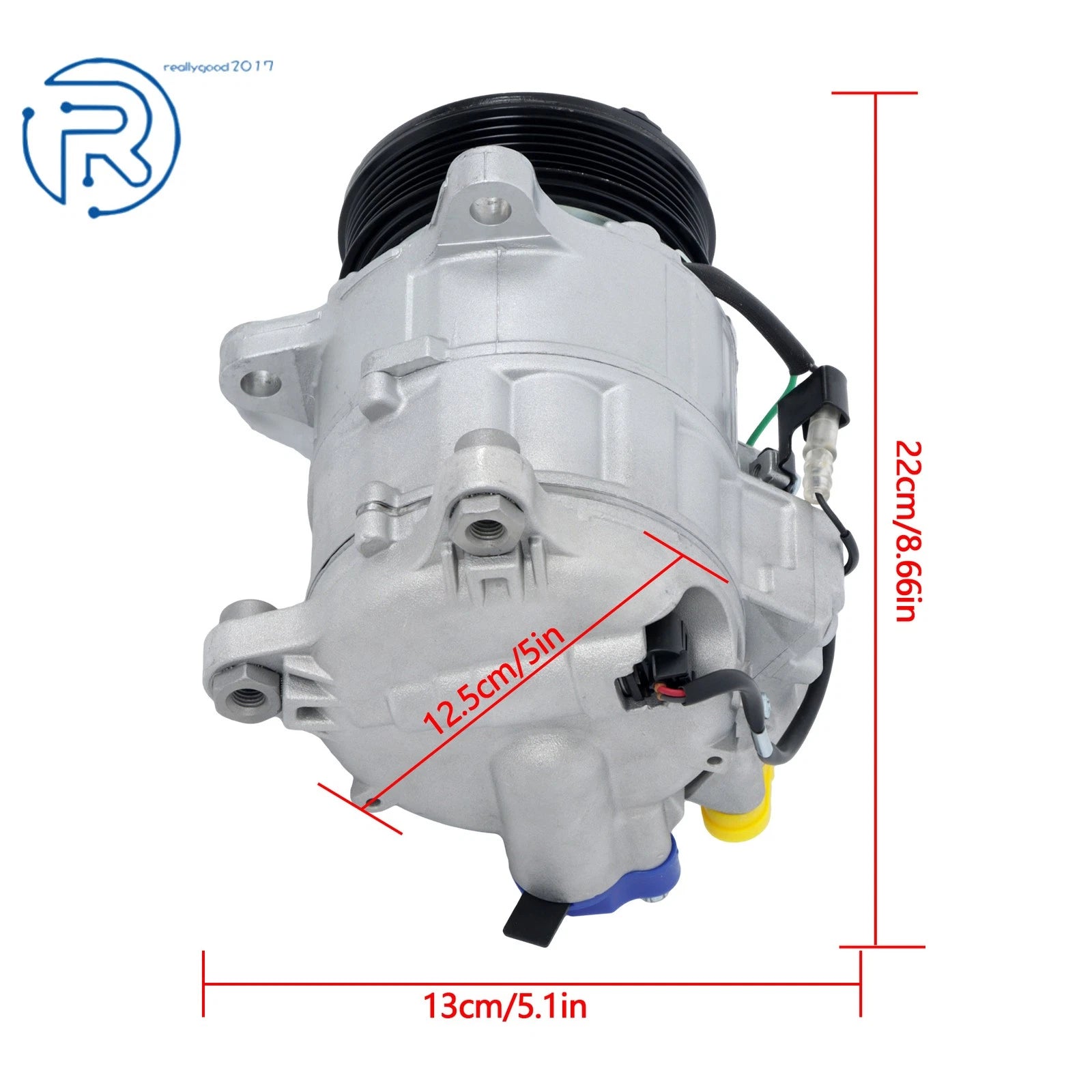 A/C Compressor w/ Clutch for BMW 228i 328i 428i 528i L4 2.0L (2012–2016) 197364