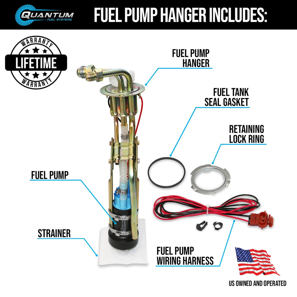 6AN Fuel Pump Hanger for Ford Mustang (1979–1995) F90000285 TCD470 525LPH