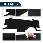 Dashboard Dash Cover Mat for Nissan Note e-Power E13 (2020–2024) Black Set of 1