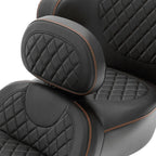 Dual Gel Seat Backrest Pad for Harley Electra Street Glide (2014-2023)