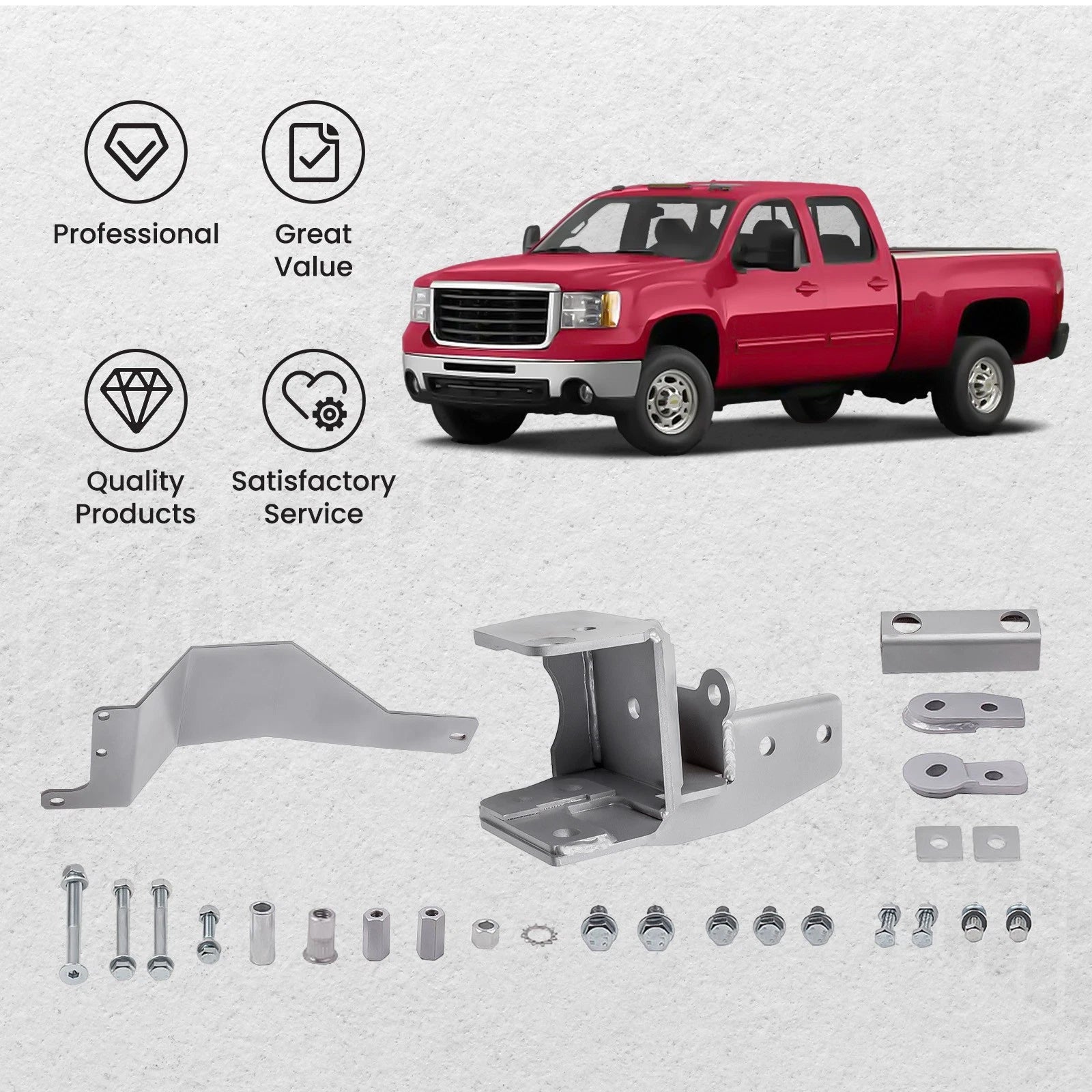Differential Diff Drop for Chevrolet Silverado GMC Sierra 4WD (2001–2010)