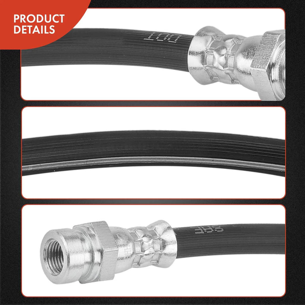 2X Rear Brake Hydraulic Hose for Dodge Ram 50, Mitsubishi Mighty Max
