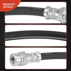 2X Rear Brake Hydraulic Hose for Dodge Ram 50, Mitsubishi Mighty Max