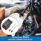 2 Pin Headlight Wiper Motor Connector Plug for Toyota Lexus 