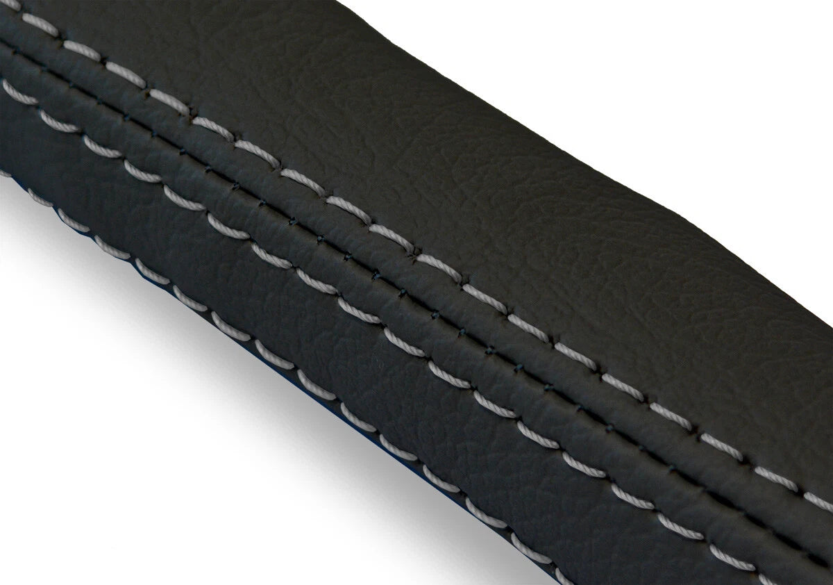 Leather E Brake Boot Cover for BMW E30 (1984–1991) Black Gray Stitch