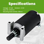 Starter for Kohler Toro Tractors (22HP–26HP)