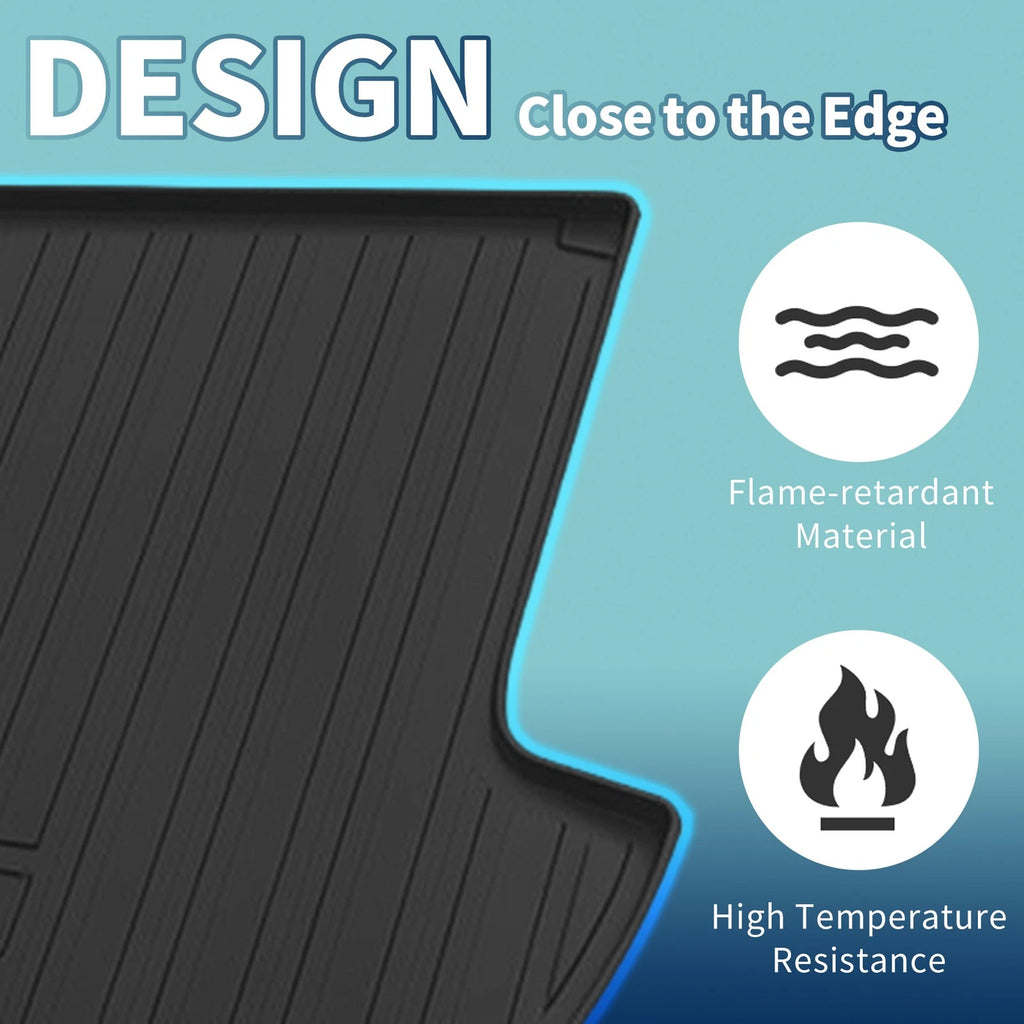 Flat Face Cargo Liner Rear Trunk Mat for Buick Envista (2022–2023) TPE