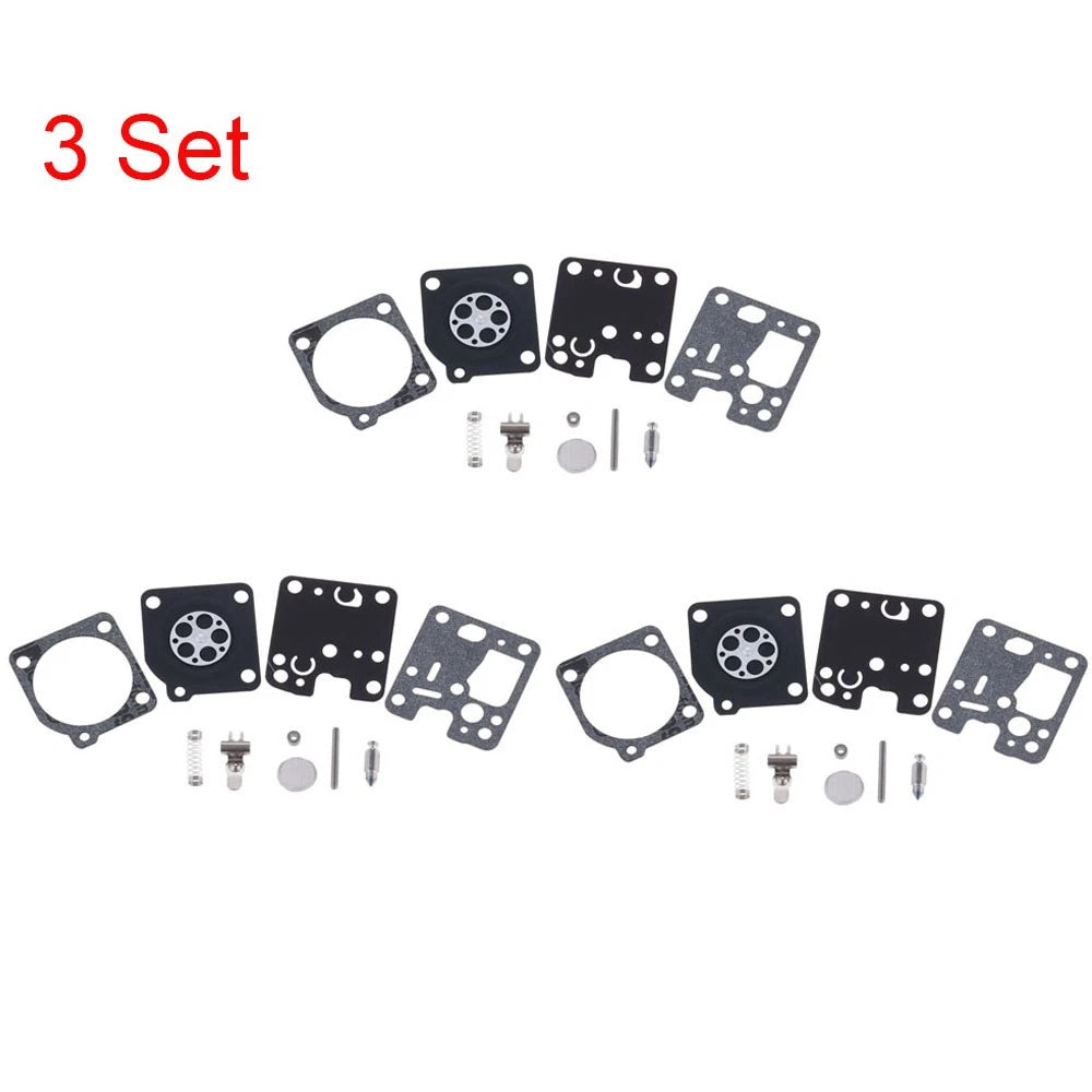 3X Carburetor Gasket Kit for Echo SRM-225 PB-251 (Zama RB-123 RB-188)