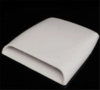 White ABS Car Air Flow Intake Hood Scoop Vent Cover