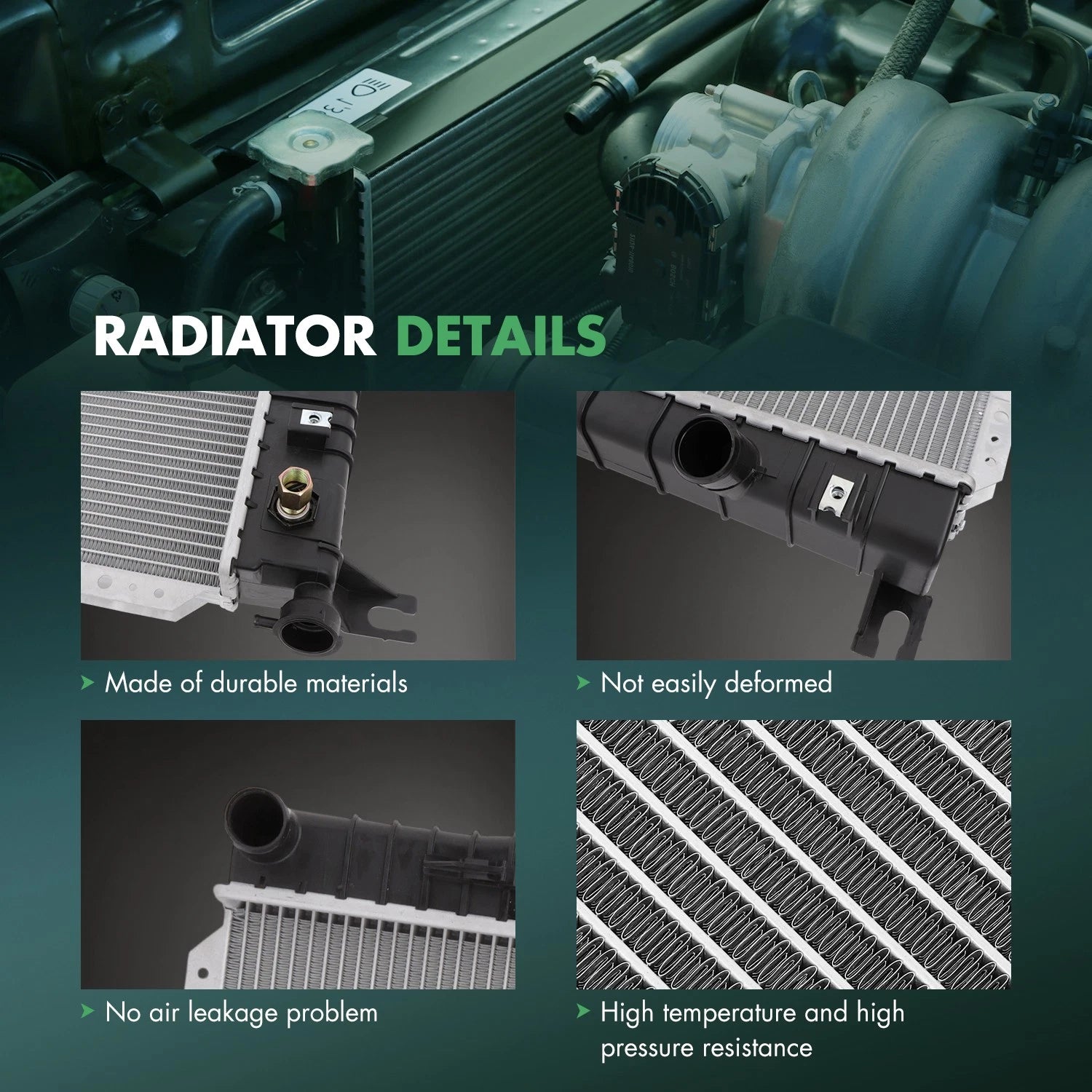 Radiator for Ford Ranger, Explorer, Mazda B3000 (1998–2011)