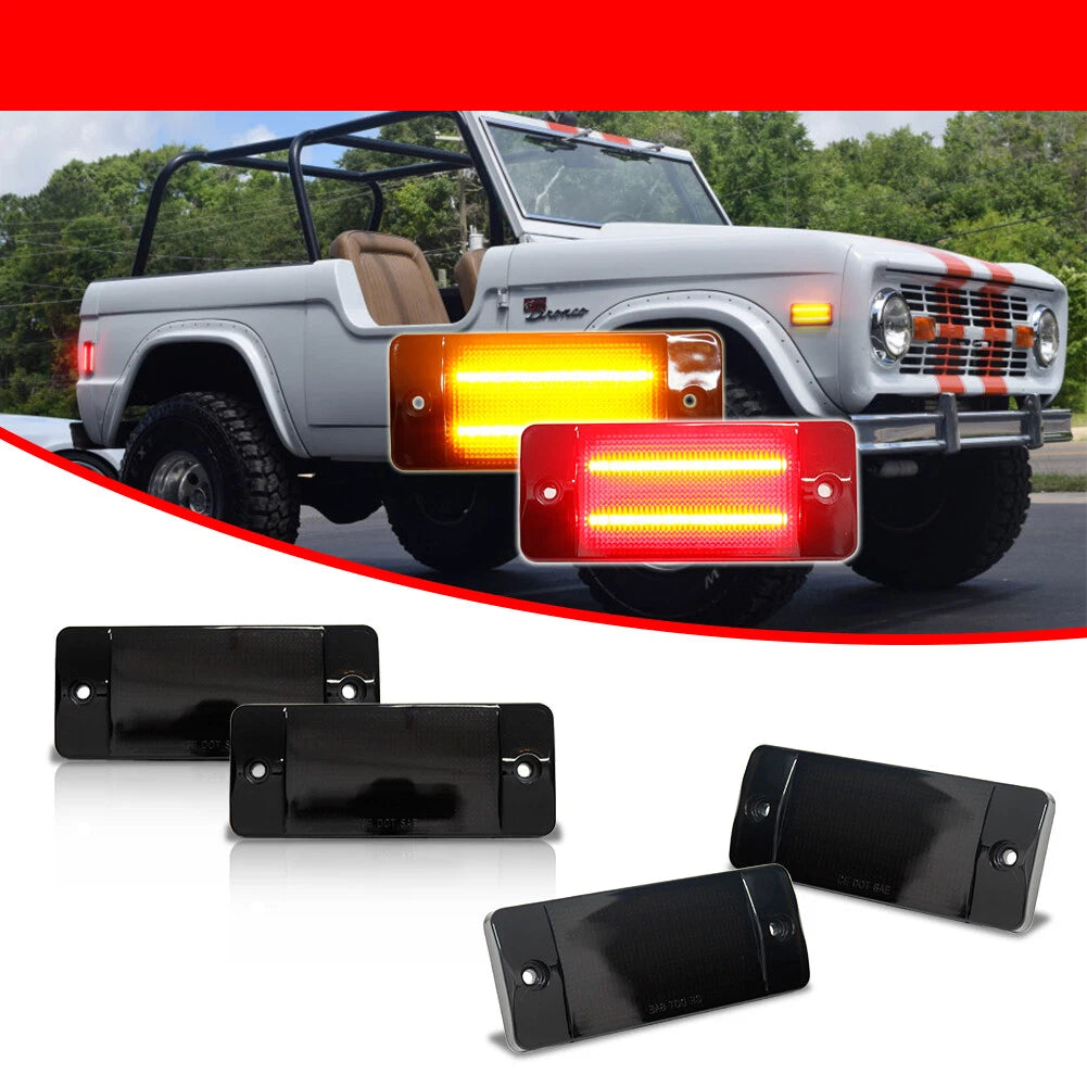 LED Side Marker Lights for Ford Bronco (1970–1977)