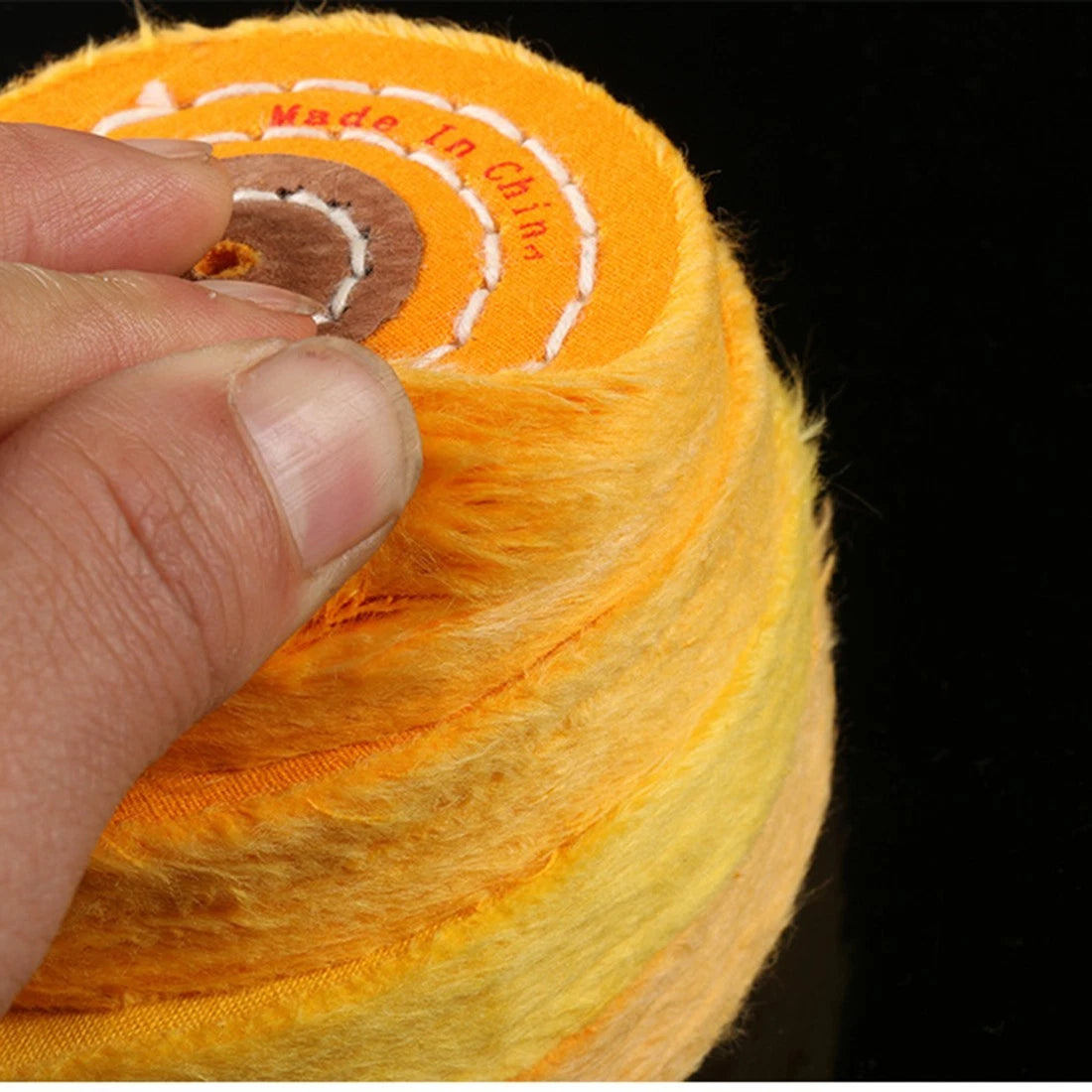Polishing Wheel Set of 4 Round Ceramic Cotton Cloth Grinding