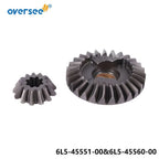 Gear Kit Set for Yamaha F2.5 3MH 3G 3L 3S Outboard (6L5-45560-00, 6L5-45551)