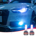 High Power H10 COB LED Driving Fog Light Bulbs for 8000K Ice Blue Kit (—)