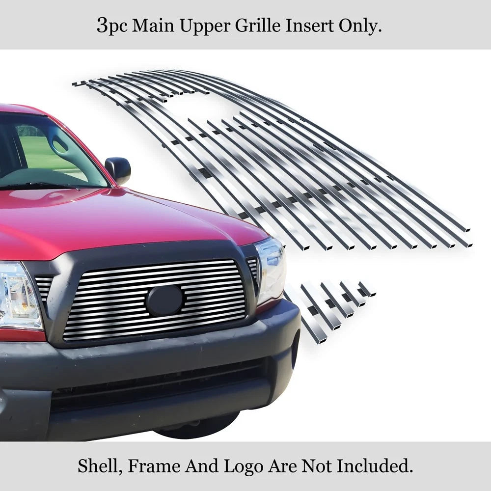 Stainless Chrome Billet Grille Insert for Toyota Tacoma (2005-2010)