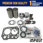 Rebuild Kit for Yanmar 2D70E 2TNV70 (Piston Ring, Head Gasket, Bearing)