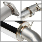 4.5" Round Muffler Tip for Subaru WRX STI (2015–2020) - Stainless Racing Catback