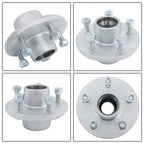5 Lug Galvanized Fully Greased Bearings for Boat Trailer (3500 lb)