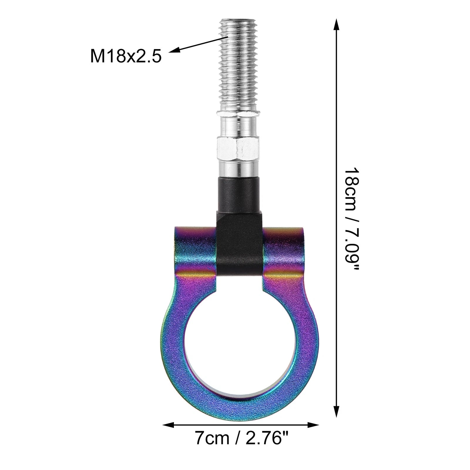 Tow Hook Screw Kit for Infiniti QX70 (2014–2017) - Multicolor O Shape