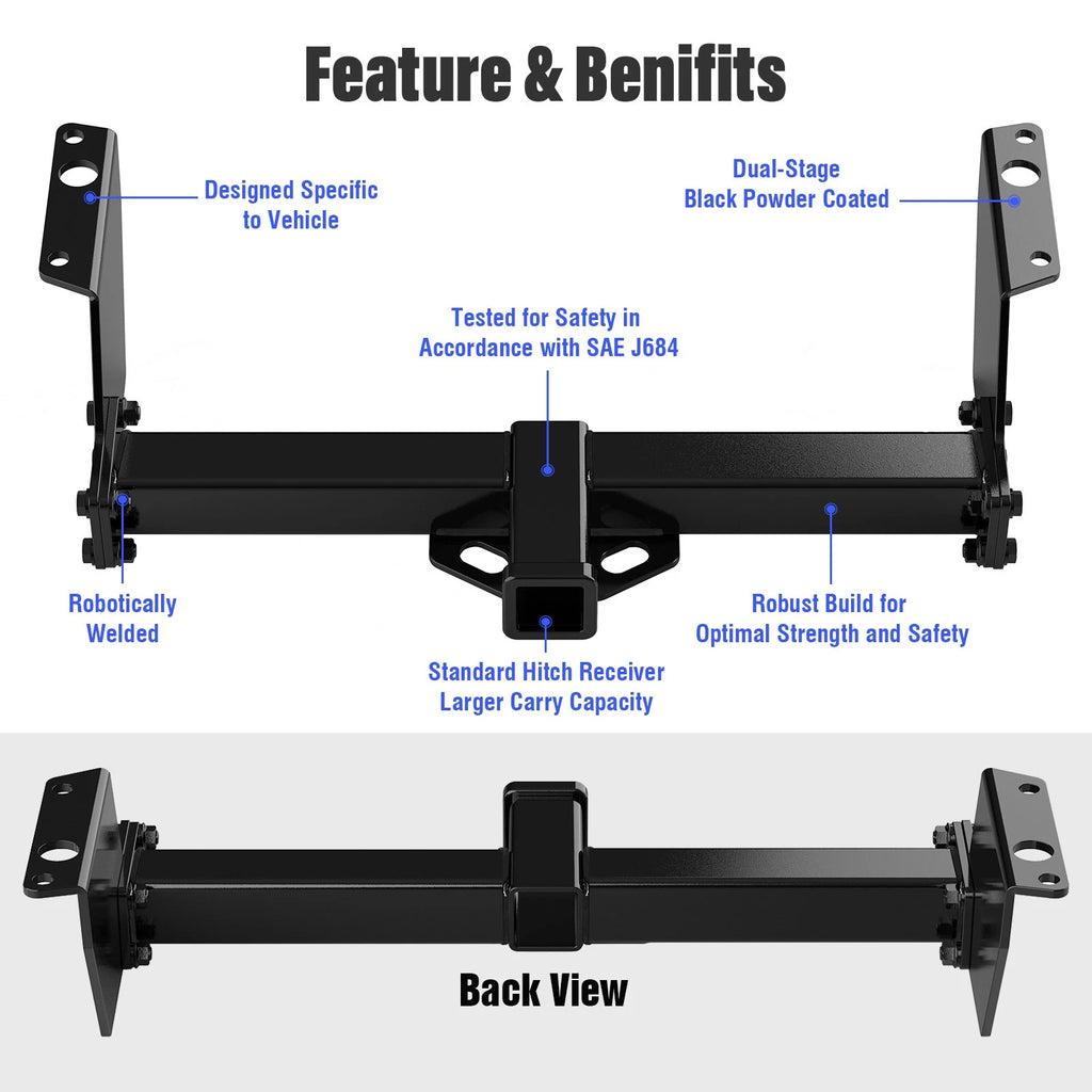 Towing Hitch Receiver Class 3 for Ford Ranger (1983-2011)