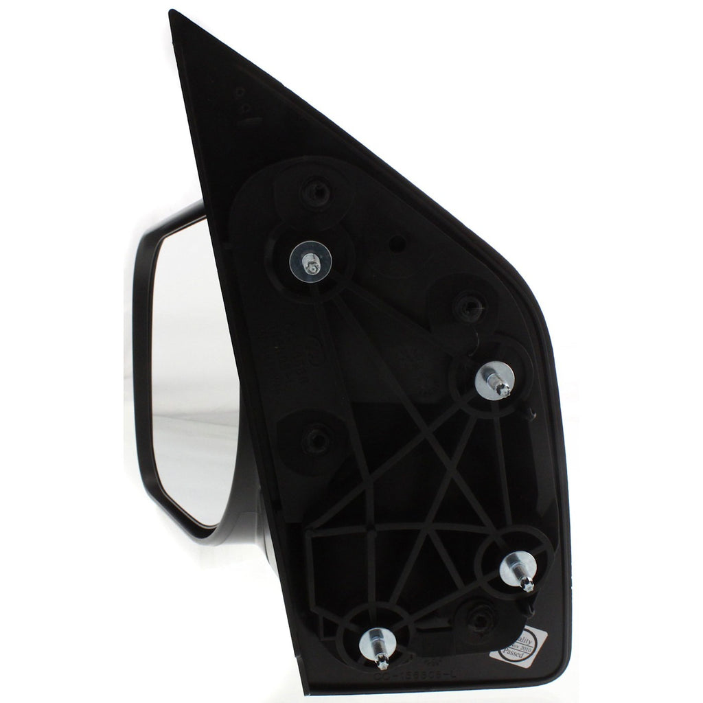 Manual Mirror for Nissan Titan (2004–2015) Left Textured Black Folding