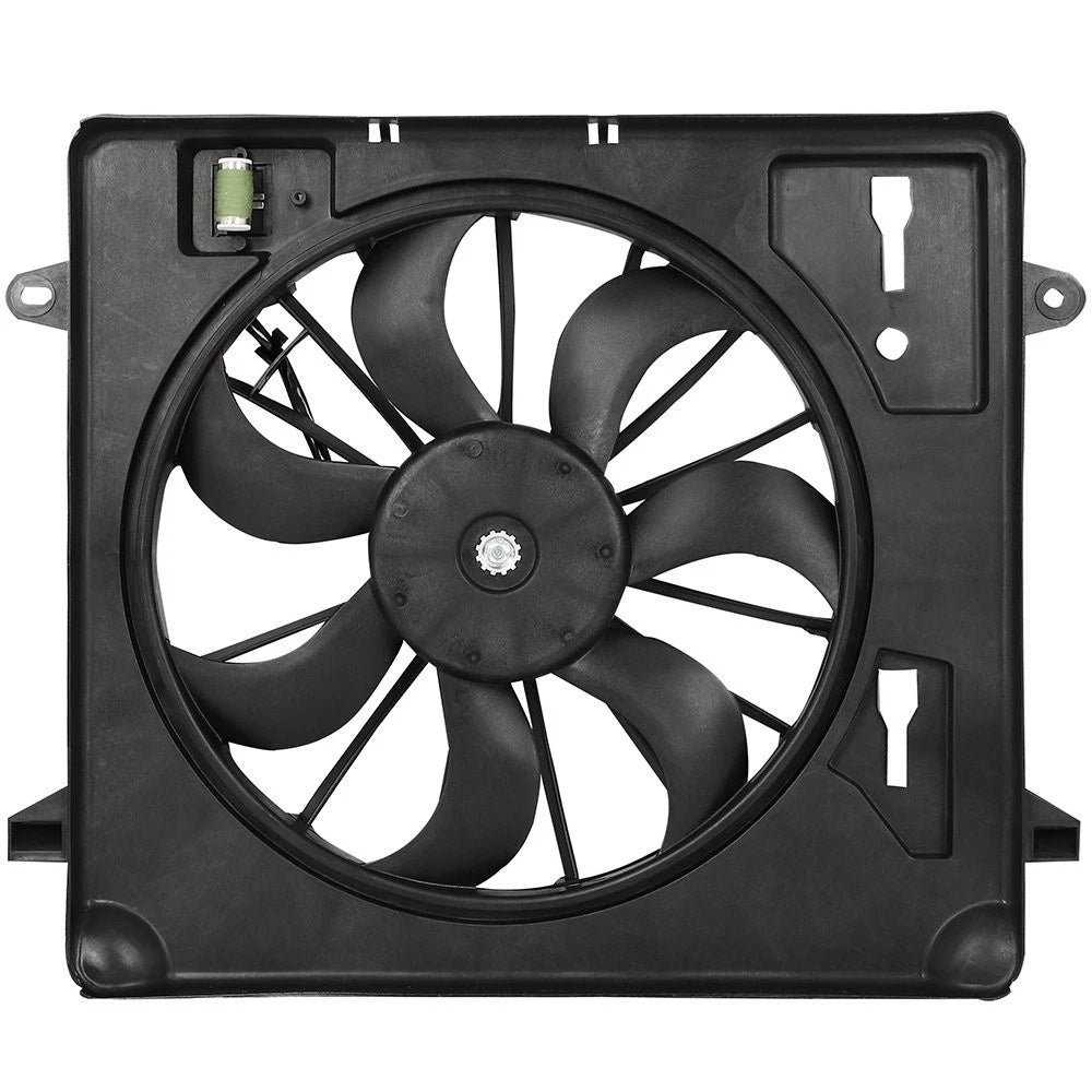 Electric AC Condenser Cooling Fan Kit for Jeep Wrangler (2007–2011)