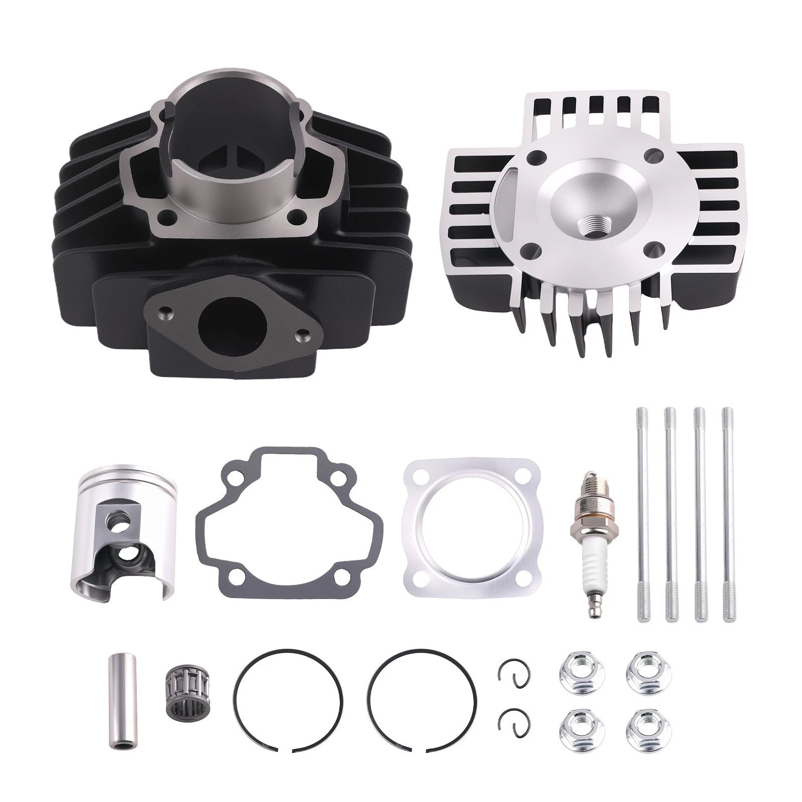 44mm Cylinder Piston Gasket Head Top End Kit for Yamaha PW50 60cc Big Bore
